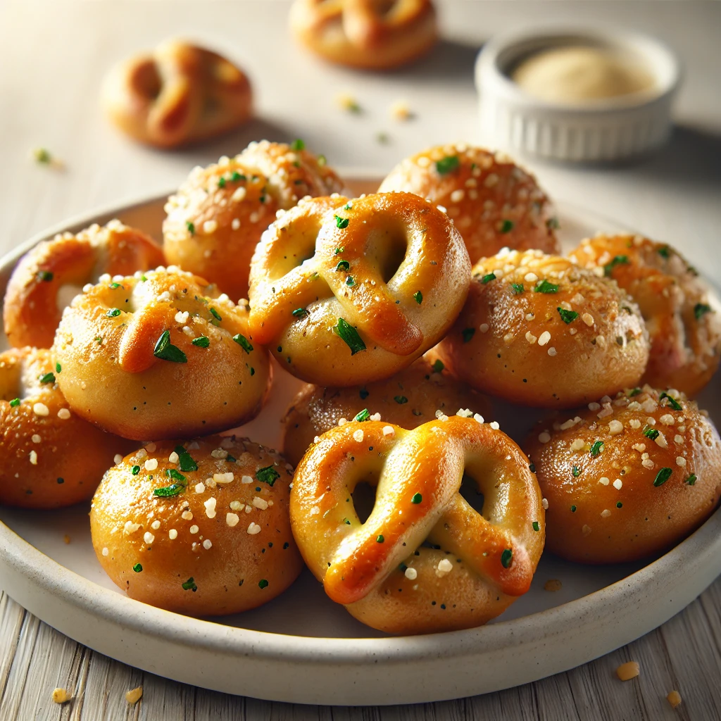 Garlic Butter Pretzel Bites
